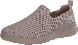 Skechers Men's Go Max-Athletic Air Mesh Slip on Walking Shoe Sneaker, Taupe, 7.5