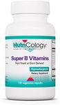 Nutricology Super Vitamin B Complex - Vitamin B for Men & Women, Vitamin B Supplement, Vitamin B12, Vitamin B6, Vegetarian Capsules, Corn-Free, Yeast-Free - 120 Count