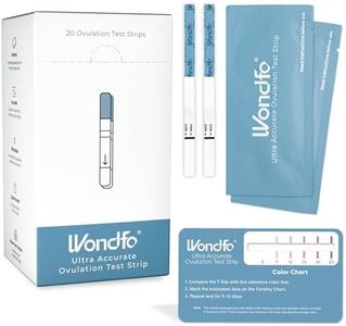 Wondfo Ultra Accurate Ovulation Test Strips -Ovulation Urine Tests with Numerical Result, Fertility Cycle Monitoring- 20 LH Test