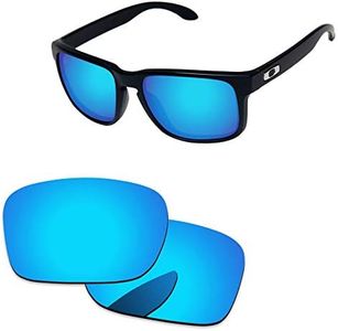 PapaViva Replacement Lenses for Oakley Holbrook XL OO9417 Sunglasses Frame, Pro+ Ice Blue Polarized - Ar Coated, Holbrook XL
