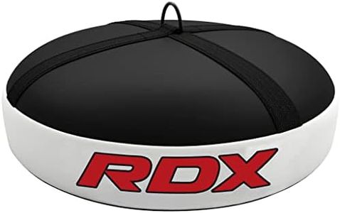 RDX Floor Anchor for Punch Bag Double end Speed Ball, Non Tear Maya Hide Leather, Heavy Duty D Ring, Easy Zipper Closure, Maximum Swing Reduction for Boxing MMA, Muay Thai, Kickboxing Training Bags