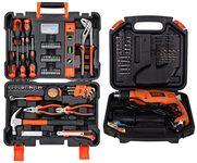 BLACK+DECKER HD555KA50 13mm 550W Impact Drill Kit (50-Pieces) with BLACK+DECKER BMT154C Professional Hand Tool Kit (154-Pieces)