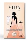 VIDA Premium Double Sided Body Tape And Clothing Tape, 100 Strips, Fabric Tape, Discreet And Secure. Transparent Strong Hold Fashion Tape.