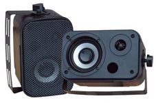 Pyle-Home Pdwr30b 3.5-Inch Indoor, Outdoor Waterproof Speakers (Black)