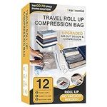 12 Travel Compression Bags Vacuum P