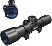 UUQ Tactical 4X32 Compact .223 .308 Scope Rangefinder Reticle/w Ring Mounts