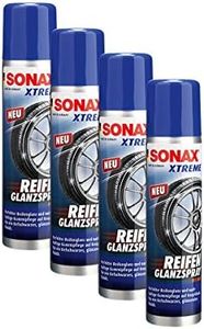 SONAX 4X 02353000 Xtreme ReifenGlanzSpray Wet Look Reifenspray 400ml