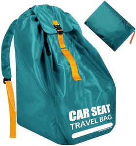 Car Seat Travel Bag for Airplane, Large Car Seat Bags for Air Travel with Comfort Padded Straps, Carseat Storage Bag / Backpack for Carseat Airport, Carseat Cover Travel - Baby Travel Essential