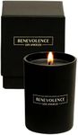 Benevolence LA Santal Scented Candles for Men | 10 Oz Fall Scented Candles, Holiday Candles for Home Scented | Natural Candles for Women, Aromatherapy Candle Black, Halloween Candle