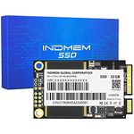 INDMEM SSD 32GB mSATA Internal Mini SATA SSD Micro-SATA MLC NAND Flash 32 GB