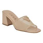 GUESS Women's Gables Heeled Sandal, Moonlight 110, 8