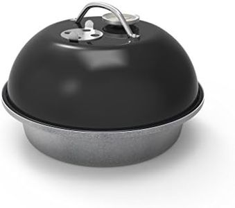 Nordic Ware Personal Size Stovetop Kettle Smoker, Black