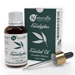 Naturalis Essence Of Nature Eucalyptus Essential Oil, Therapeutic Grade, Perfect For Steam Inhalation, Massage, Mosquitoes Repellent, Aromatherapy, Relaxation, Skin Therapy, Hair Care & Diffuser-30Ml