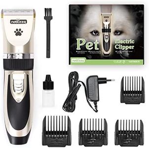 Nobleza Tondeuse Chien Professionnel Poil Long Epais Animal Silencieux Rechargeable Electrique Tondeuse pour Chien et Chat Dog Clipper Kit