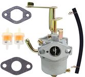 Hippotech Carburetor with Fuel Filter and Gaskets for Buffalo Tools Sportsman GEN1100 GEN154 2.4HP 2.8HP 1500w 2000w Homelite HGCA1400 Generator