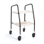 Millercare Mobility Trolley, Sturdy Walking Frame with Tray, Carrying Solution, Walking Device, Mobility Trolley with Trays and Wheels - Assembled