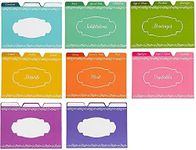 Recipe Card Dividers 4 x 6 Inches (Set of 24)