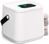 WEILAIANTIAN Towel Warmer,Towel Warmer for Bathroom,Adjustable Heat Timer (20/40/60 Minutes),Towel Warmers with Leather Strap Handle & Child Safety Lock, Perfect for Towels, Bathrobes,Blankets