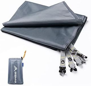 BISINNA Waterproof Camping Tarp Mutifunctional Tent Footprint, Groundsheet Picnic and Beach Mat with Carrying Storage Bag for Picnic, Hiking,Backpacking,Hammock