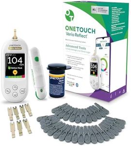 OneTouch Blood Sugar Test Kit | Includes OneTouch Verio Reflect Blood Glucose Meter, 1 Lancing Device, 30 Lancets, & 30 Test Strips, | Diabetes Testing Kit for Blood Glucose Monitoring