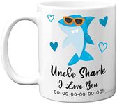 Uncle Birthday Mug - Uncle Shark - 