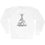 Small 'Patterned Teepee' Adult Swea