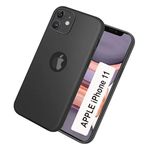 COBERTA Back Cover for APPLE iPhone 11 Back Cover Case - Black Silicon