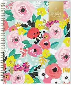 Blue Sky Day Designer for 2024 Weekly and Monthly Planner, 8.5" x 11", Frosted Cover, Wirebound, Secret Garden Mint (140101-24)