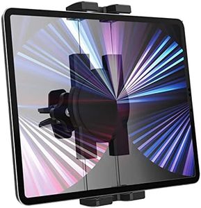 Soporte Tablet Rejilla Aire Coche, Oilcan Sujeta Movil Automóvil Rejilla Ventilacion con 360° Rotación [Fuerte y Resistente] para iPad Pro Air Mini, Galaxy, iPhone 13 Pro MAX etc (4-12,9")