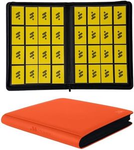 MORABTO 16-Pocket Card Trading Binder,1000+ Pockets Card Album Side Loading Card Folder for TCG,Sports Cards & Other Standard Size Trading Cards