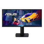 Asus VP348QGL 34” Ultra-Wide Freesync HDR Gaming Monitor 75Hz 1440P Eye Care DisplayPort HDMI,Black