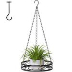 Venkuber Plant Hanger, Hanging Plant Shelf for Window, Planter Flower Pots Holder with Ceiling Hook for Indoor Outdoor