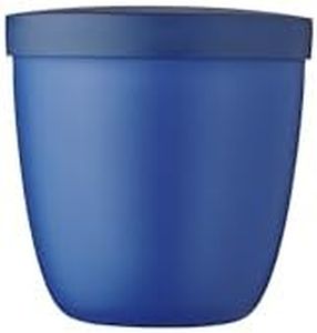 Mepal – Snackpot Ellipse – Food Container for Storing and Transporting Snacks - Suitable for Freezer, Microwave & Dishwasher - 500 ml – Vivid Blue