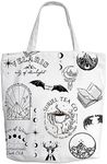 Book Inspired Gift Velaris The City of Starlight Tote Bag ACOTAR Inspired Shopping Bag for Book Lover (TEA bag)