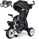 RIDYEE 7-in-1 Folding Toddler Tricy