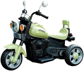 JoyRide Harley Battery Operated RideOn Bike for Kids with Music &Lights, for 2 to 5 Year Child with Foot Accelerator Made in India (Green)