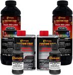 Custom Coat Charcoal Metallic 2 Quart (1/2 Gallon) Urethane Spray-On Truck Bed Liner Kit - Easy Mixing, Just Shake, Shoot - Durable Textured Protective Coating, Prevent Stop Rust - Car, Auto Equipment