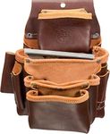 Occidental Leather 5062LH 4-Pouch Left Hand Tool Bag, Brown