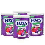 Fox's Crystal Clear Berries Candy, 6.35 oz ℮ 180 g, 4 Pack