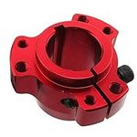 DJ-Motor 1-1/4" 32mm Bore With 1/4" Keyway Lightened Billet Aluminum Racing Red Rear Wheel Hub For Go Kart Cart Drift Trike