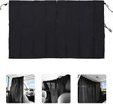 Car Divider Curtains Sun Shade,Sun Shades Side Window Covers,Privacy Travel Nap Night Car Camping Detachable Simple Curtain,Car Divider Privacy Curtains