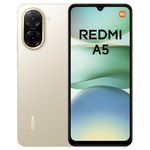 XIAOMI Redmi A5 Smartphone – 3GB+64GB, 6.52" HD+ Display, 5000mAh Battery, Android 13 Go Edition, Dual SIM – Golden