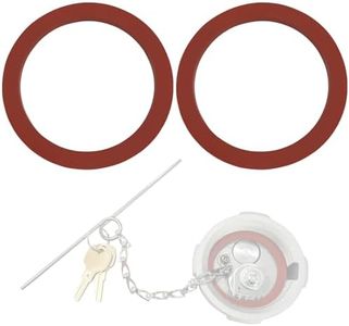 LOBIUTIYA 2 Pack 2 1/4" Viton Gaskets for Fuel Tank Cap Gasket O-Rings