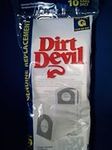 Dirt Devil Type G Vacuum Bags, 10-P