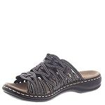 Clarks womens Leisa Faye Sandal, Bl