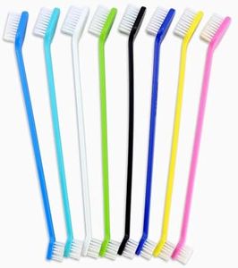 Newday Dog Toothbrush Set of 8 - Dual Headed, Dental Hygiene Convenient Soft Toothbrush to Clean pet Teeth, Dog Tooth Brushes for Small to Large Dogs, Cats, and Most Pets, Teeth Brush in Bulk