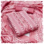 Sidhidata Women's Cotton Printed Unstitched Salwar Suit Dress Material With Printed Dupatta (DM Batik Pink_Pink_Free Size)