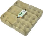 Supa Half Dozen Egg Boxes x 30-Pieces, Traditional Fibre Egg Box, 100% Recyclable and Biodegradable. Packs are Designed to Take Chicken Eggs from Small to Extra Large.