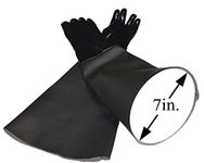 TUFF-Blast Neoprene Gloves for Sandblasting Sandblaster Sand Blast Cabinet - 7" x 26" Made in USA