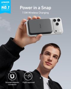 Anker 621 MagGo 5000mAh Magnetic Power Bank – Portable Charger